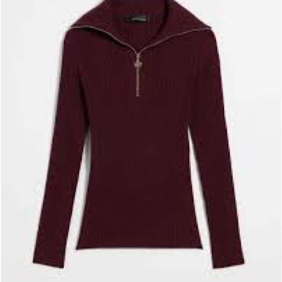 NWT White House Black Market half zip pullover - Picture 5 of 9